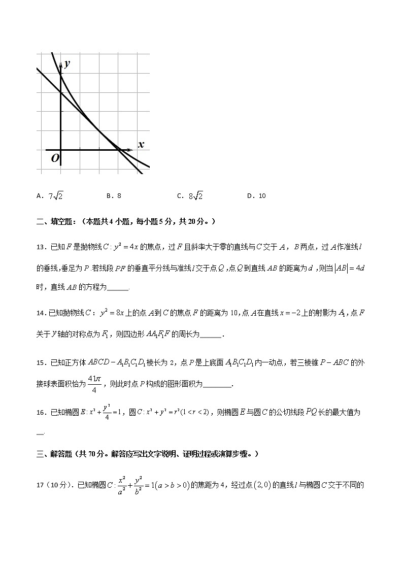 专题8 平面解析几何-2021届高考数学重点专题强化卷（原卷版）第3页