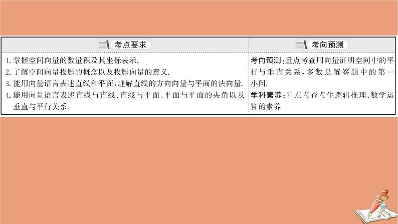 2021版新高考数学一轮复习第八章立体几何初步8.6利用空间向量证明空间中的位置关系课件新人教B版202011231124第3页