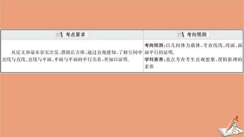 2021版新高考数学一轮复习第八章立体几何初步8.3空间中的平行关系课件新人教B版202011231121第3页