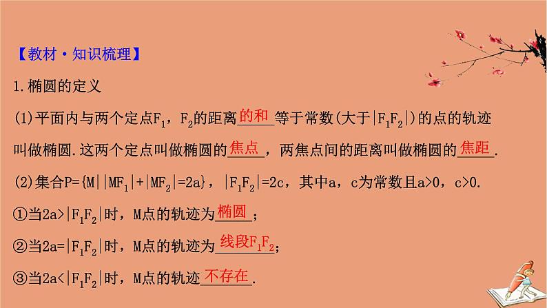 2021版新高考数学一轮复习第九章平面解析几何9.5椭圆课件新人教B版202011231141第4页