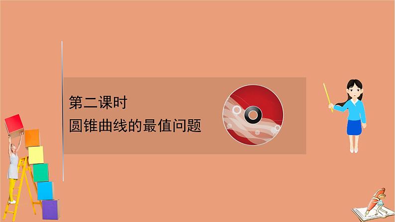 2021版新高考数学一轮复习第九章平面解析几何9.8.2圆锥曲线的最值问题课件新人教B版202011231145第1页