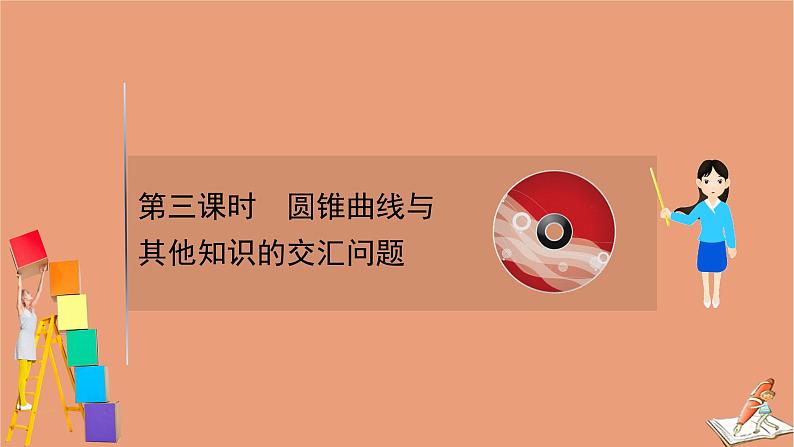 2021版新高考数学一轮复习第九章平面解析几何9.9.3圆锥曲线与其他知识的交汇问题课件新人教B版20201123114901
