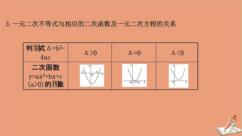 2021版新高考数学一轮复习第六章不等式6.1不等式的性质一元二次不等式的解法课件新人教B版20201123115006