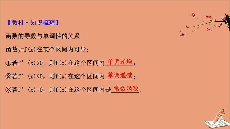 2021版新高考数学一轮复习第三章导数及其应用3.2利用导数研究函数的单调性课件新人教B版20201123116004