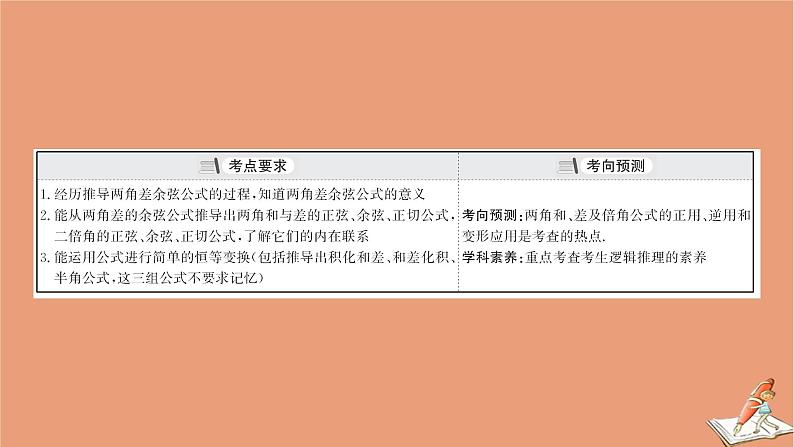 2021版新高考数学一轮复习第四章三角函数解三角形4.3三角恒等变换课件新人教B版20201123117803