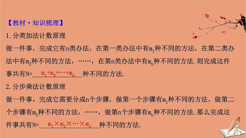 2021版新高考数学一轮复习第十一章计数原理概率随机变量及其分布11.1基本计数原理课件新人教B版202011231165第4页