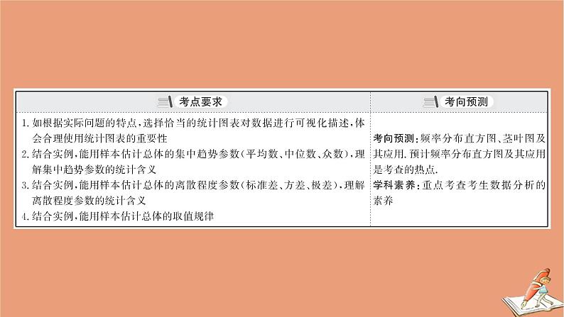 2021版新高考数学一轮复习第十章统计与统计案例10.2用样本估计总体课件新人教B版20201123117403