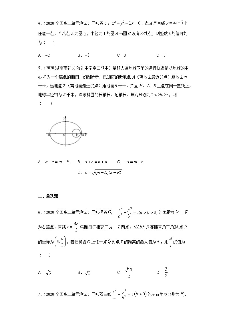 专题十八 圆锥曲线的综合运用-2021届高三《新题速递•数学》12月刊（江苏专用 适用于高考复习）02