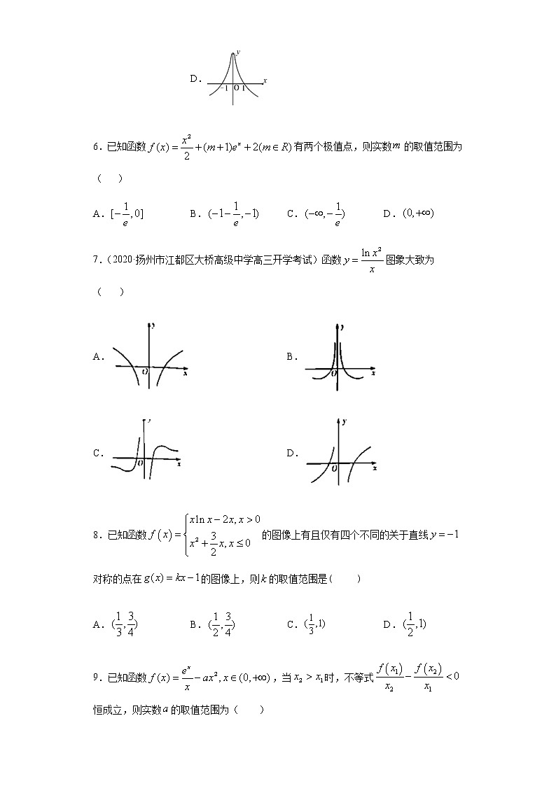 专题六 导数的综合问题-2021届高三《新题速递•数学》12月刊（江苏专用 适用于高考复习）02