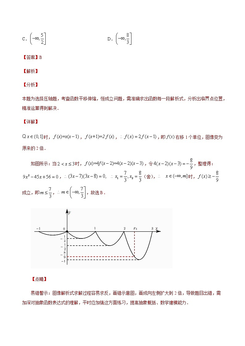 专题三 函数的概念、图像和性质-2021届高三《新题速递•数学》10月刊（江苏专用 适用于高考复习）02
