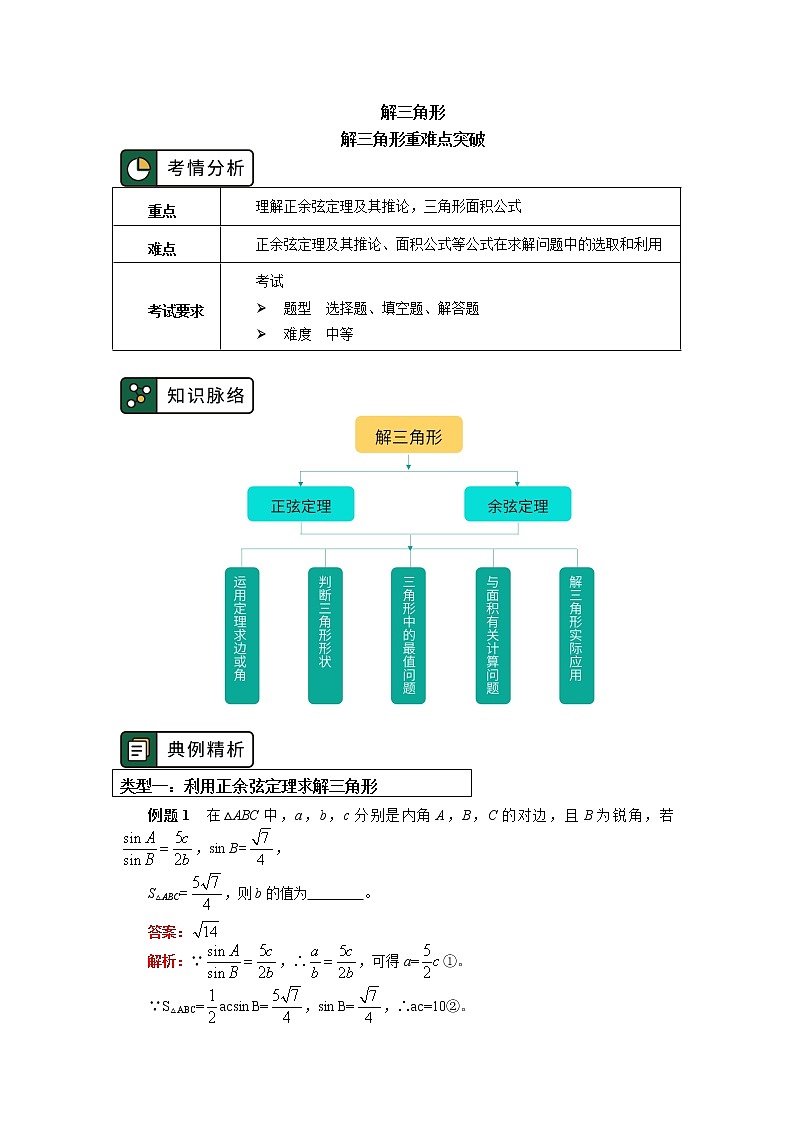 专题：解三角形01