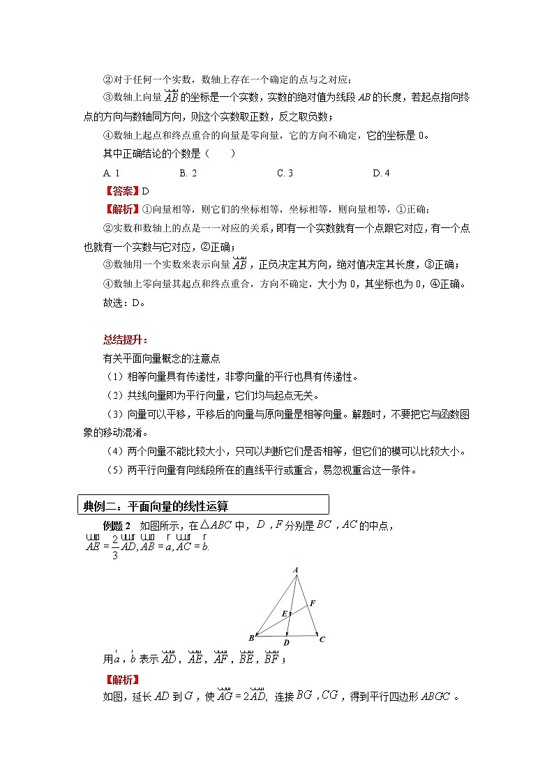 复习专题：平面向量及其应用02