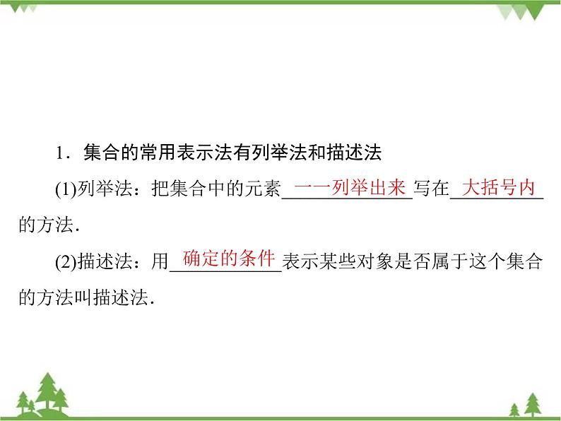 专题1.1.2 集合的含义与表示 高中数学必修1课件+课时跟踪检测（北师大版）05