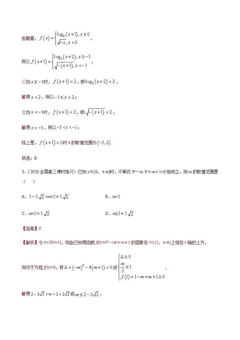 专题1.1基本初等函数-2021年高考数学（文）尖子生培优题典（解析版）第2页