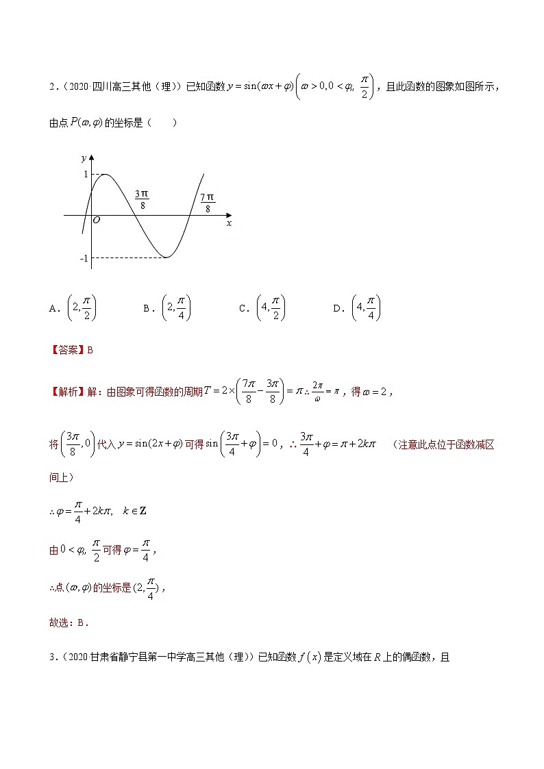 专题2.3 三角函数的综合应用-2021年高考数学（理）尖子生培优题典（解析版）第2页