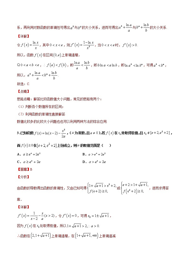 专题15 导数的应用（解析版）-2021年高考冲刺之二轮专题精讲精析第2页
