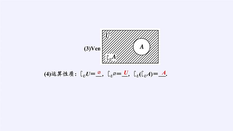 人教A版（2019）数学必修第一册集合的基本运算——补集 课件05