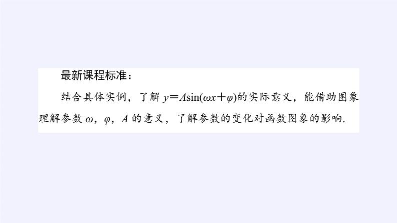 人教A版（2019）数学必修第一册函数y＝Asin(ωx＋φ) 课件03