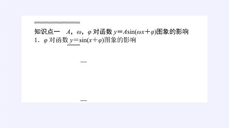 人教A版（2019）数学必修第一册函数y＝Asin(ωx＋φ) 课件04