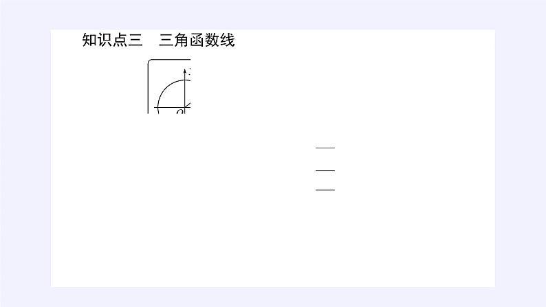 人教A版（2019）数学必修第一册三角函数的概念 课件07