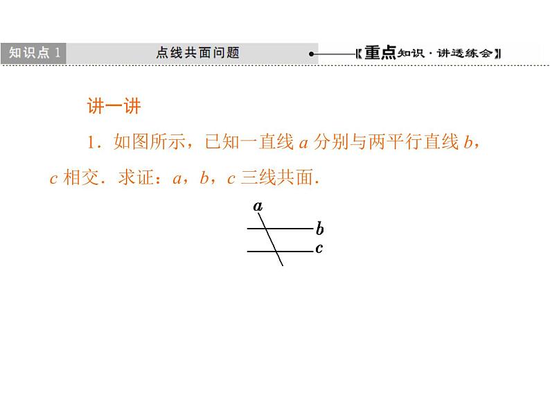 高中数学人教A版必修2：空间图形的基本关系与公理第1课时空间图形基本关系的认识与公理1-3课件08
