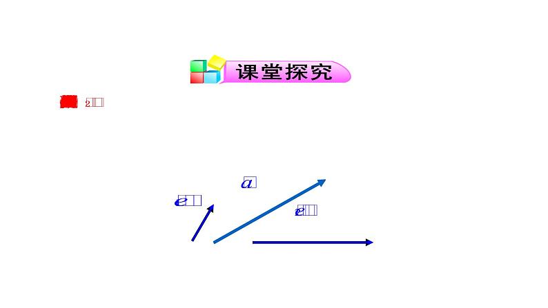 高中数学人教A版必修2：  平面向量基本定理及坐标表示（第1课时）课件06