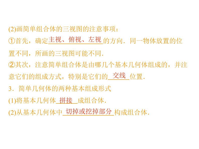 高中数学人教A版必修2：三视图课件04