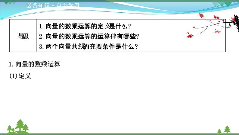 苏教版必修二 高中数学第9章9.2.2向量的数乘课件PPT03