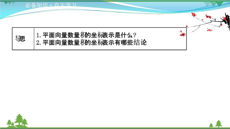 苏教版必修二 高中数学第9章9.3.2.2向量数量积的坐标表示课件PPT03