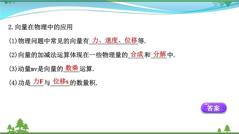 苏教版必修二 高中数学第9章9.4向量应用课件PPT07