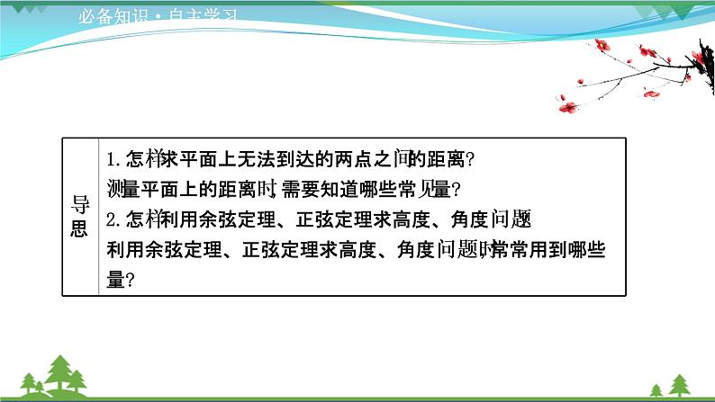 苏教版必修二 高中数学第11章11.3余弦定理正弦定理的应用课件PPT03