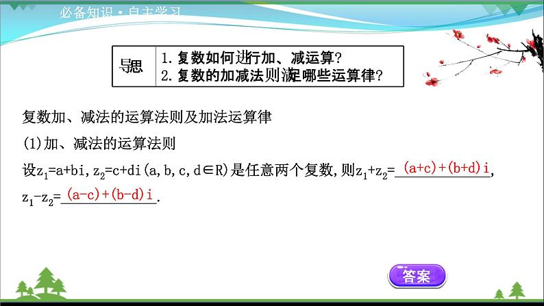 苏教版必修二 高中数学第12章12.2.1复数的加减运算课件PPT第3页