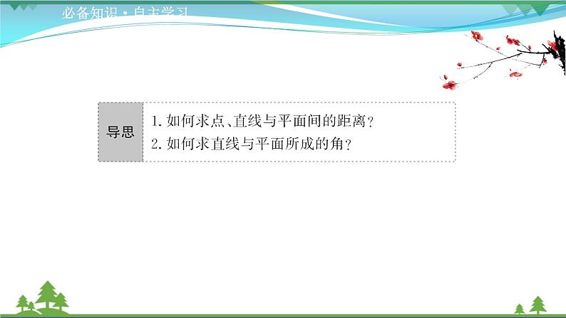 苏教版必修二 高中数学第13章13.2.3.3距离直线与平面所成的角课件PPT03