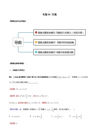 专题06 导数（重难点突破）-【教育机构专用】2020-2021学年高三数学寒假辅导讲义（全国通用）