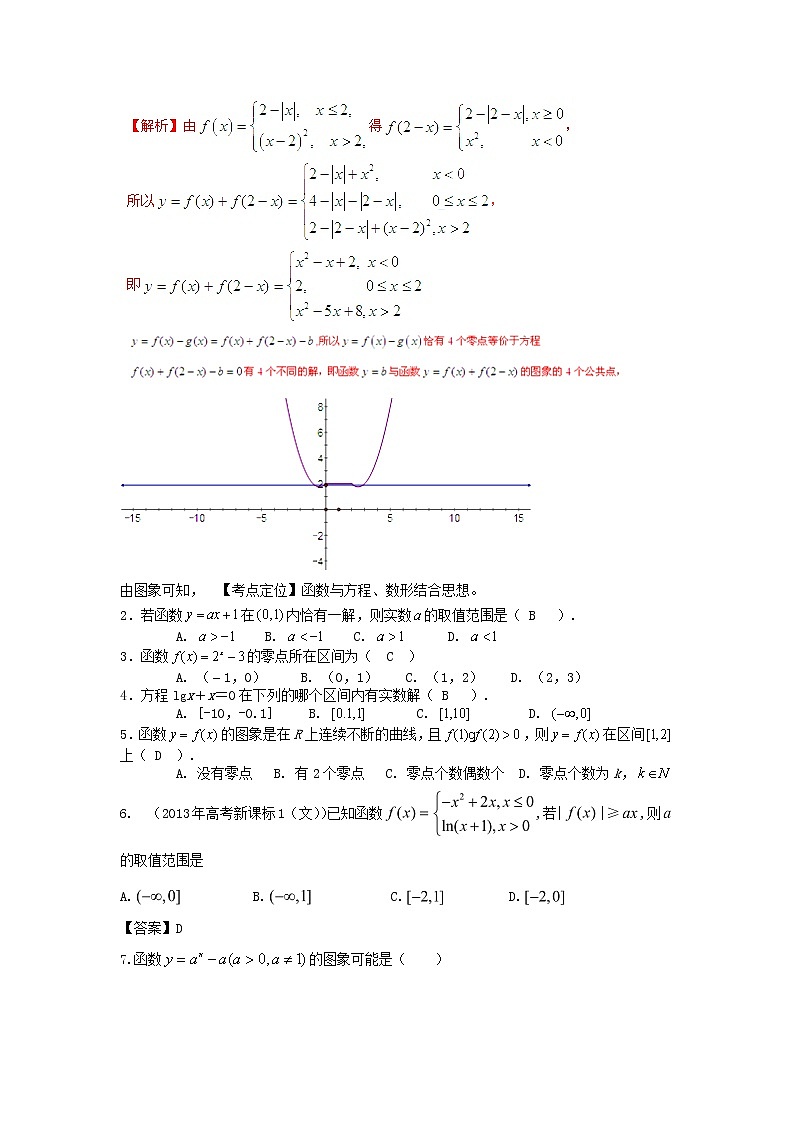 高三数学第一轮复习 函数模型及其综合应用教案 文第3页