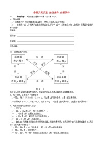 高三数学第一轮复习 命题及其关系 充分条件 必要条件教案 文