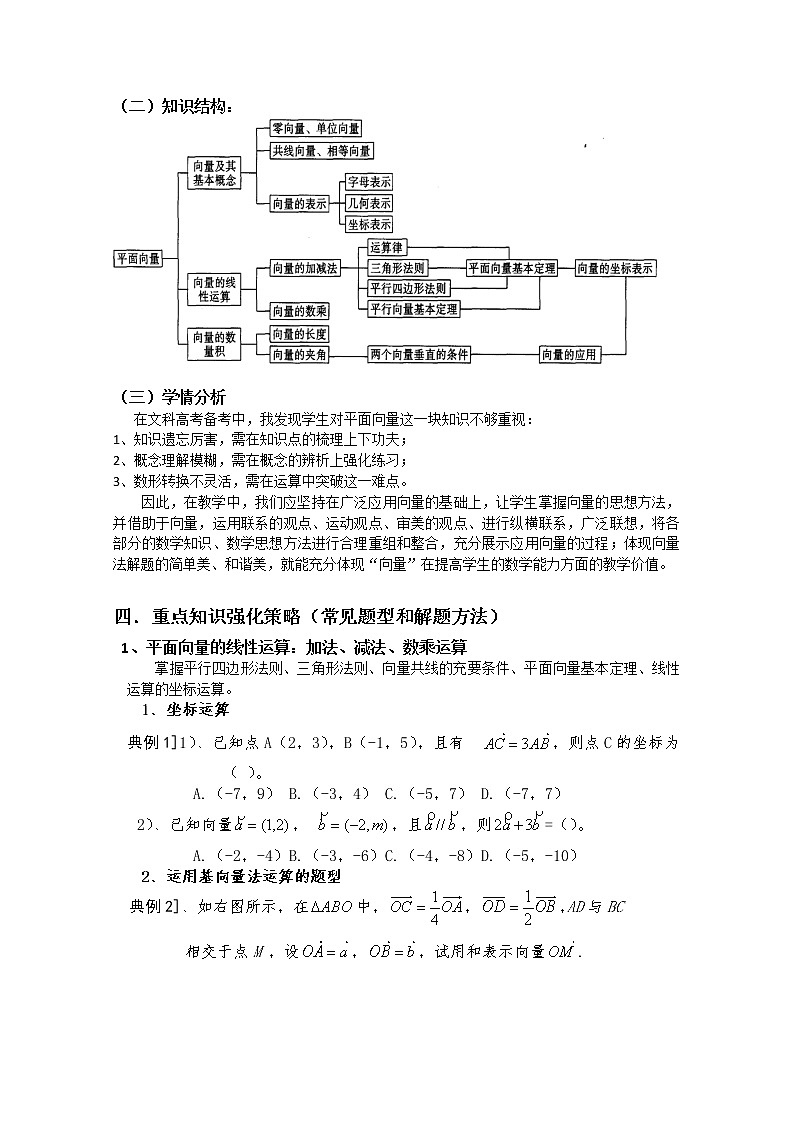 人教版高三数学一轮复习备考教学设计：平面向量的应用 罗田县育英高中03