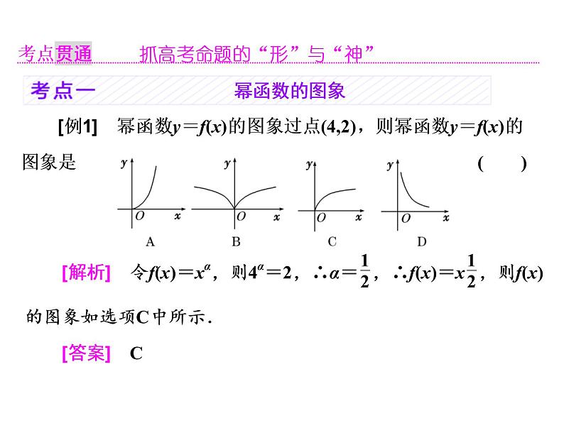 2021高考数学（理）大一轮复习课件：第二章 函数的概念与基本初等函数ⅰ 第四节 二次函数与幂函数04