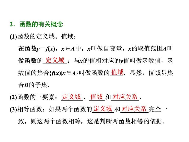 2021高考数学（文）大一轮复习课件 第二章 函数、导数及其应用 第一节 函数及其表示04
