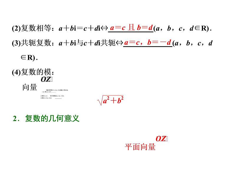 2021高考数学（文）大一轮复习课件 第四章 平面向量、数系的扩充与复数的引入 第四节 数系的扩充与复数的引入02