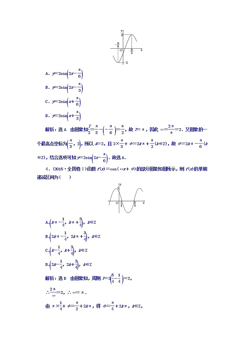2021高考数学（文）大一轮复习习题 板块命题点专练（五） word版含答案第3页