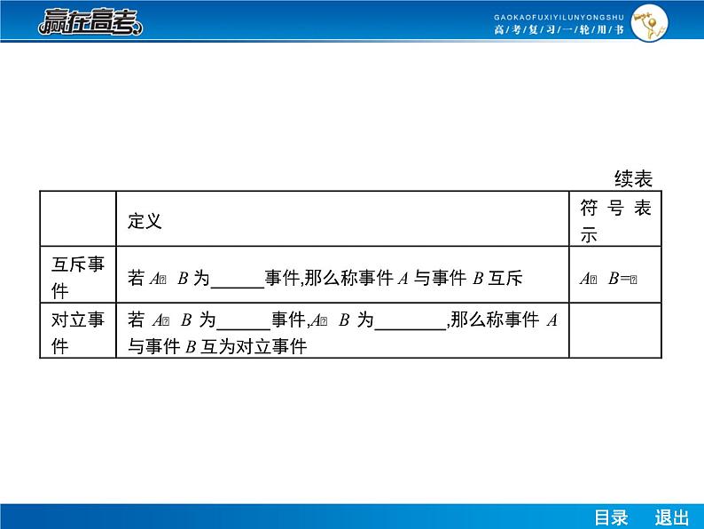 高考数学（理）一轮课件：10.4随机事件的概率06