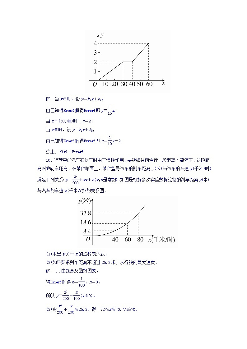 2018版高考一轮总复习数学（文）模拟演练 第2章 函数、导数及其应用 2-1 word版含答案第2页