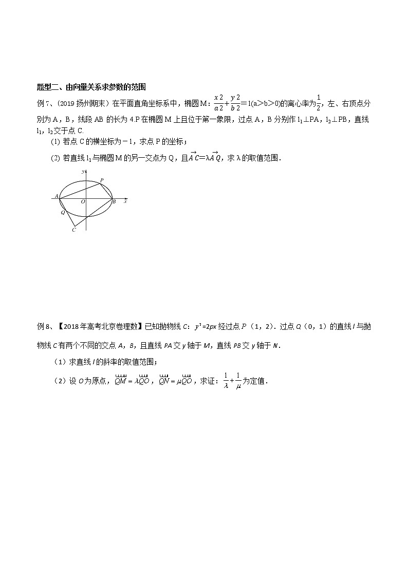 专题42 圆锥曲线中的向量问题（原卷版）第3页