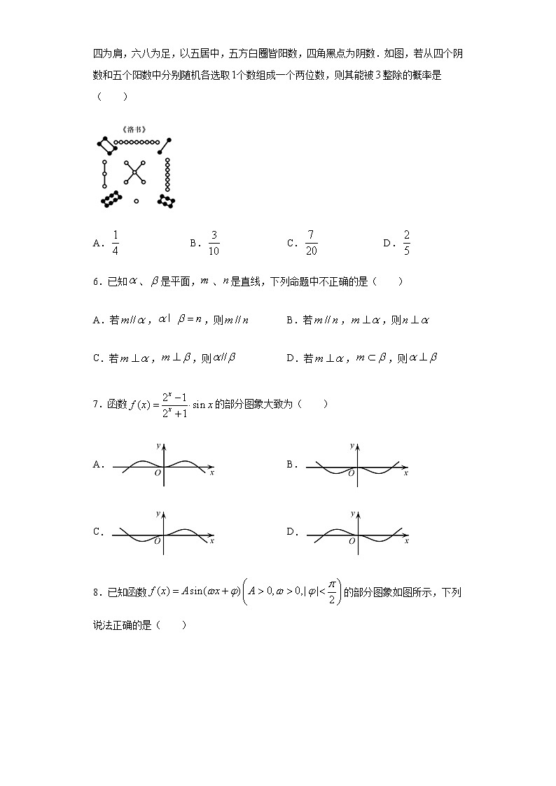 全真模拟卷01（理科）-2021年高考数学一模测试全真模拟试卷02