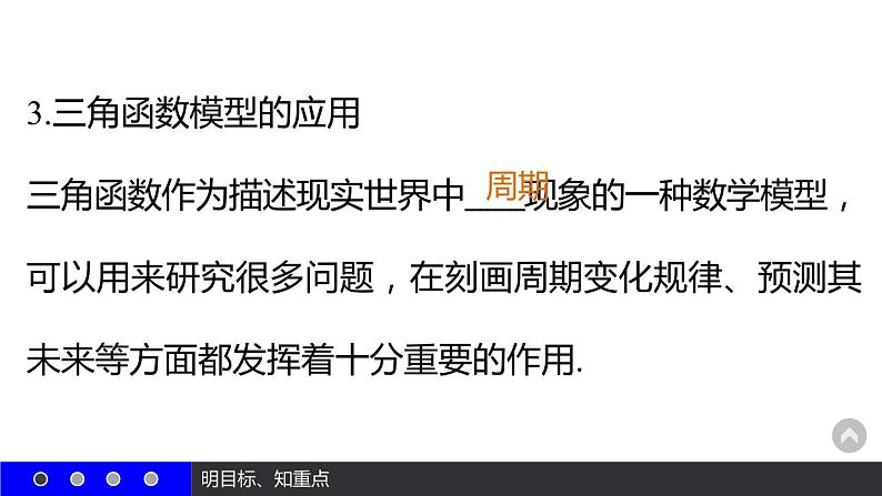 高一数学人教A版必修4课件：1.6 三角函数模型的简单应用06