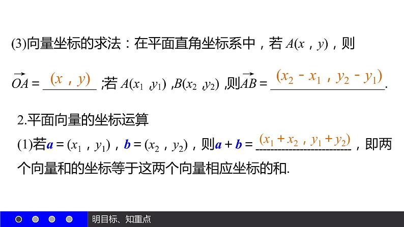 高一数学人教A版必修4课件：2.3 平面向量的基本定理及坐标表示（2-3课时）05