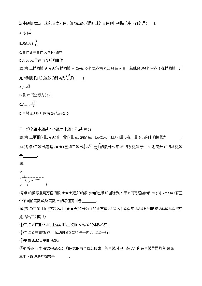 素养提升训练07-------2021届高三数学二轮复习（含答案解析）第3页