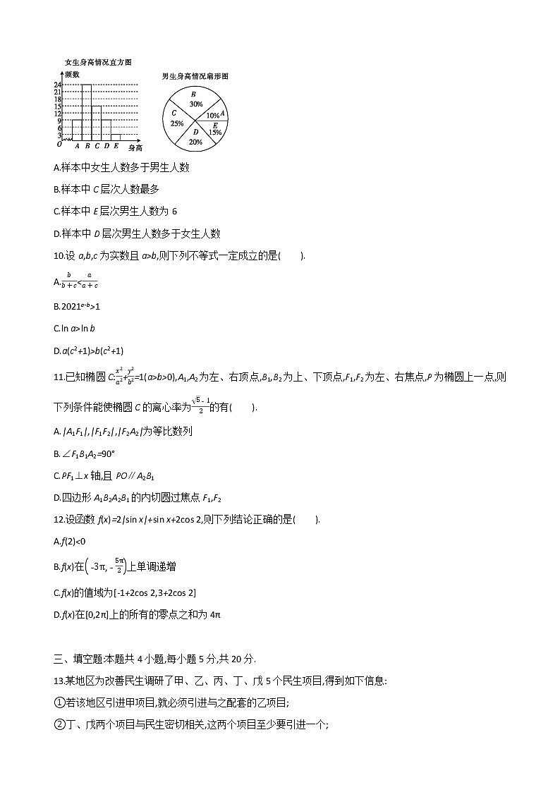 素养提升训练08------2021届高三数学二轮复习（含答案解析）第3页