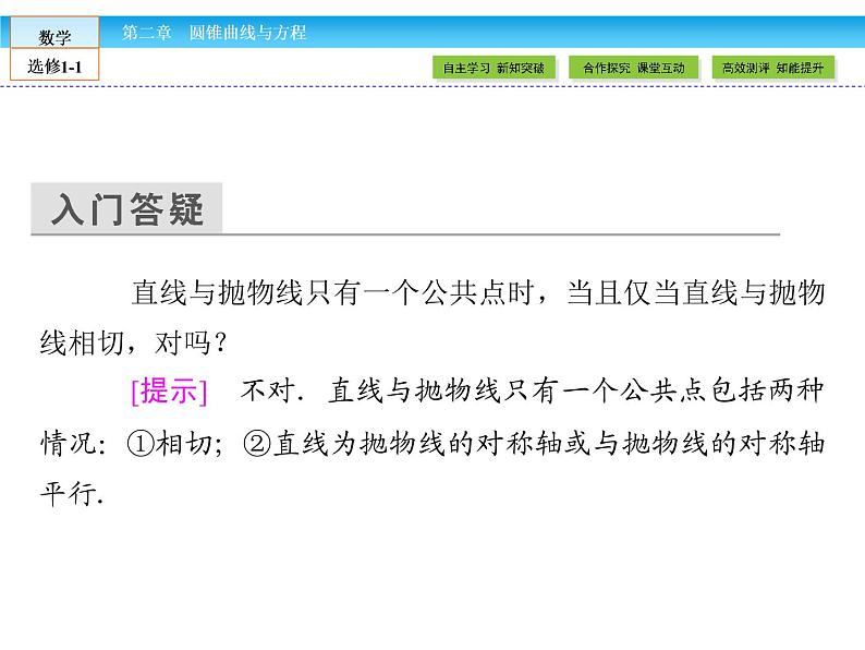 （人教版）高中数学选修1-1课件：第2章 圆锥曲线与方程2.3.2.204